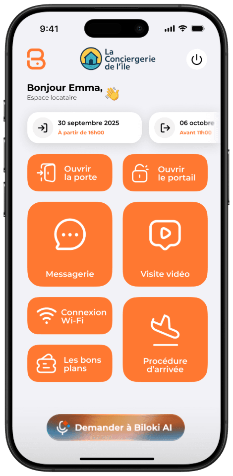 Un voyageur autonome, une équipe soulagée - Guide digital IA