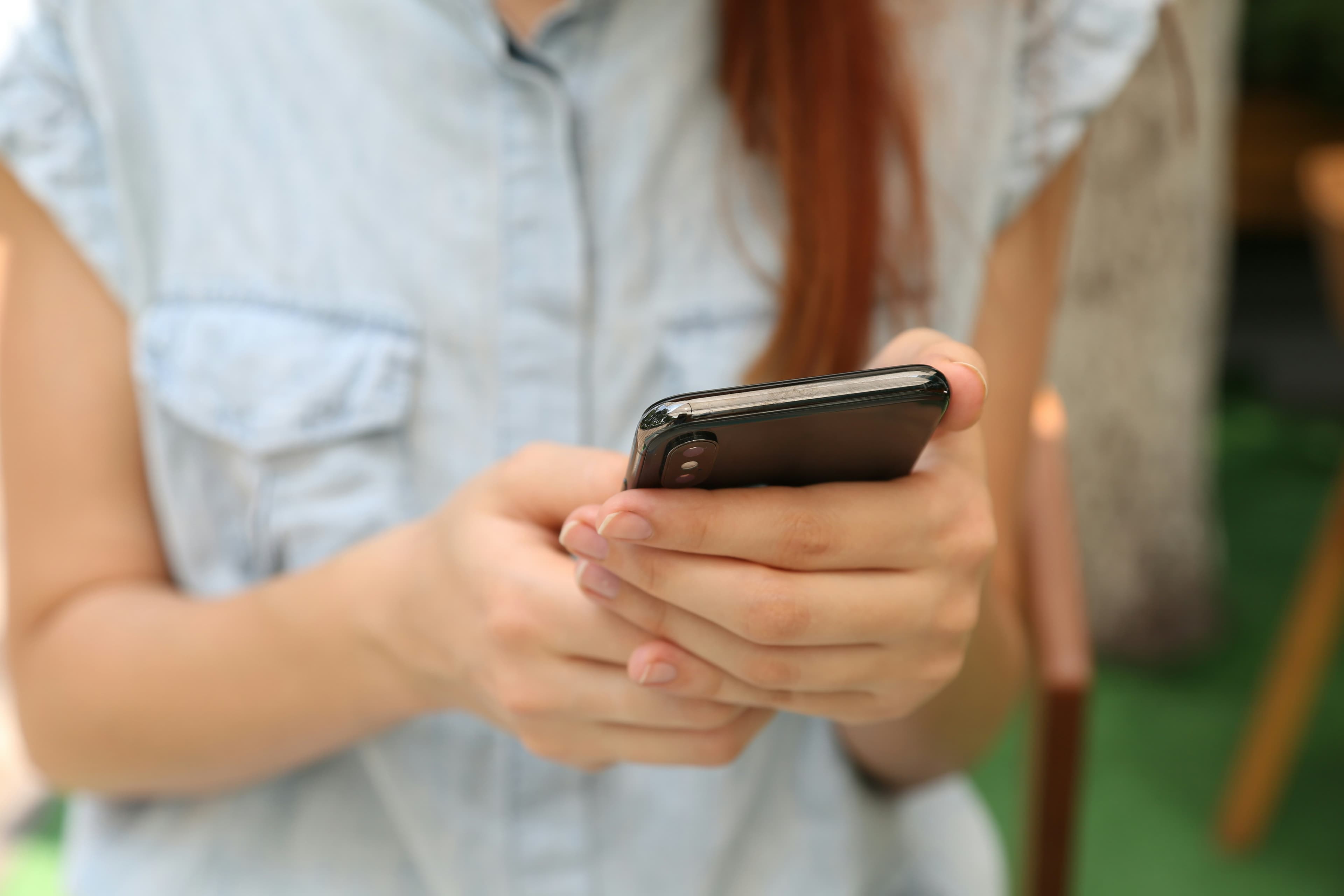 Conversation thread segmented by contact type